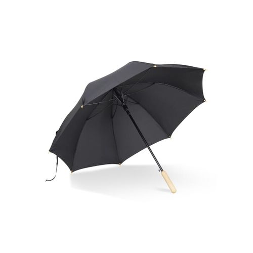 Parapluie bâton 25” en R-PET. Poignée droite, ouverture automatique - 3