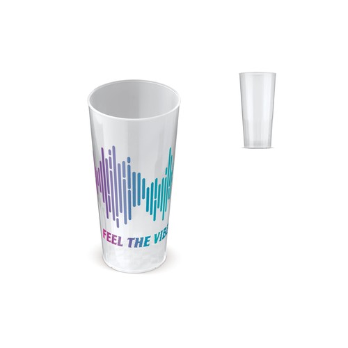 Cup Écologique design PP 500ml personnalisé