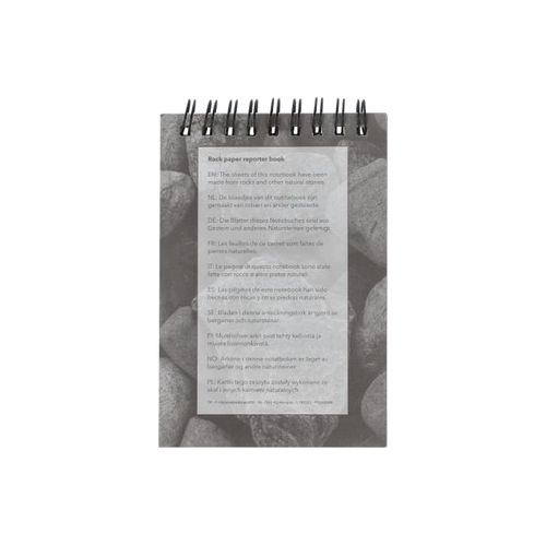 Carnet reporter en papier de roche - 3