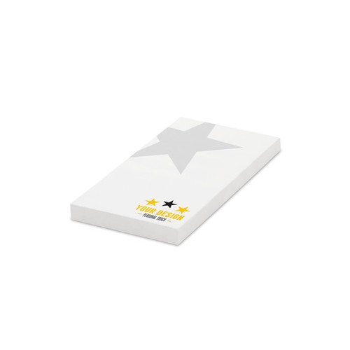 100 feuilles Repositionnables, 50x72mm, quadri personnalisé