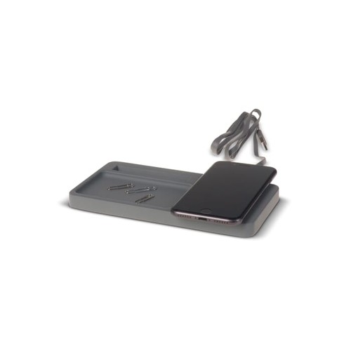 Limestone Desk organizer with wireless charger 5W - 2