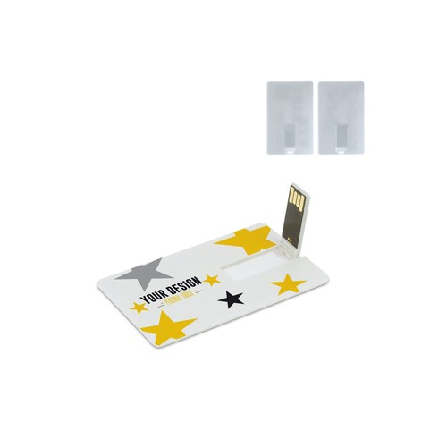 Clé USB 16GB Flash drive forme carte de crédit personnalisée