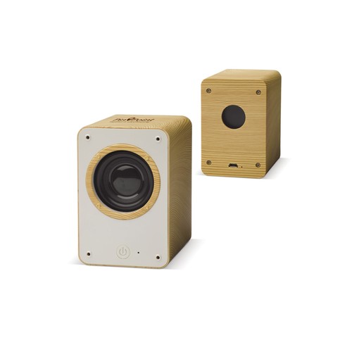 Enceinte sans fil aspect Bois 3W personnalisée