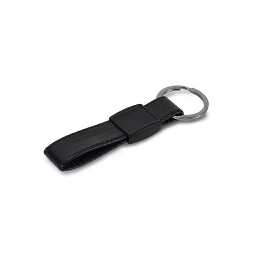Porte-clés en cuir artificiel et métal - 2