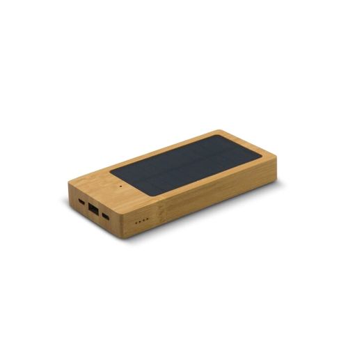 Powerbank bambou solaire 8000mAh - 2