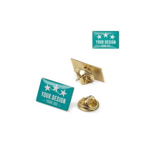 Pins rectangulaire 19x13mm personnalisé