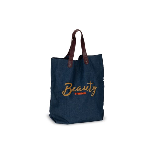 Sac à provisions toile Denim 310g/m² 42x13x43cm personnalisé