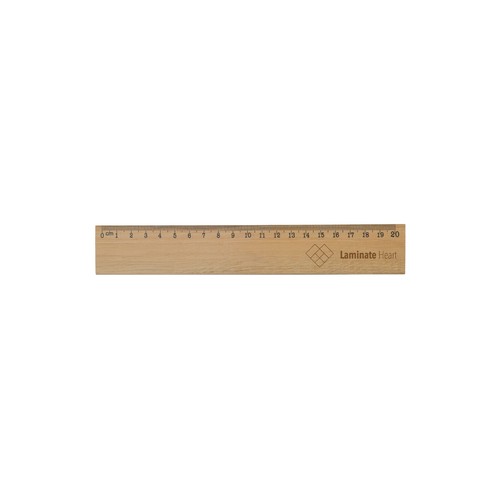 Règle en bois 20cm personnalisée