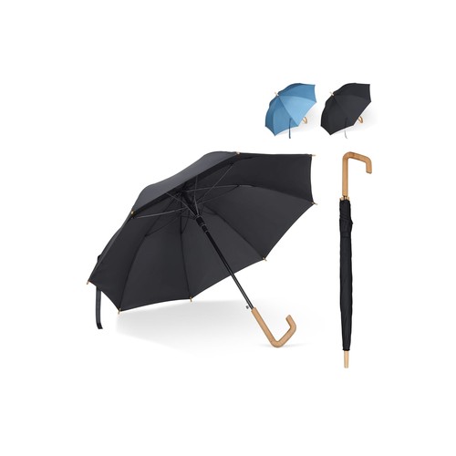 Parapluie Bâton 23” en R-PET ouverture automatique personnalisé