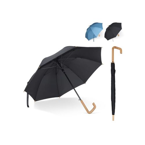 Parapluie Bâton 23” en R-PET ouverture automatique - 1