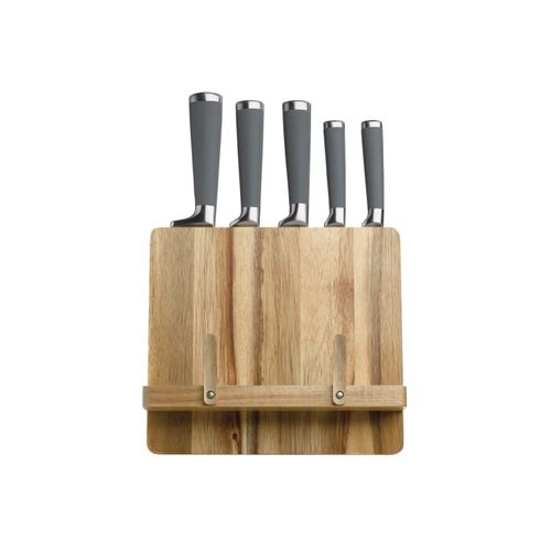 Support livre de cuisine avec 5 couteaux - 3