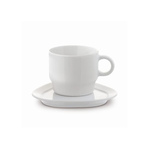 Tasse et soucoupe triangulaire Satellite 180ml - 2