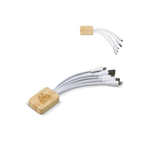 Câble de recharge bambou et R-PET - 1