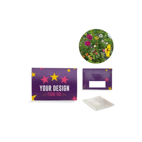 Titre personnalisé : "Graines de fleurs personnalisées