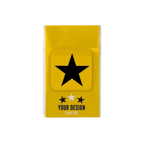 Lingette microfibre adhésive avec traitement anti-bactérien 35x35mm - 2