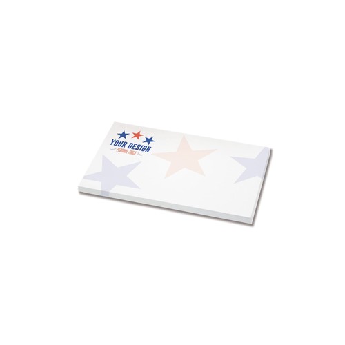 50 feuilles Repositionnables, 125x72mm, quadri personnalisé