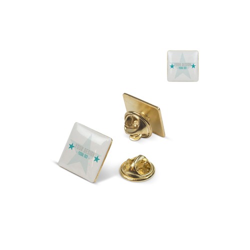 Pins carré 15x15mm personnalisé
