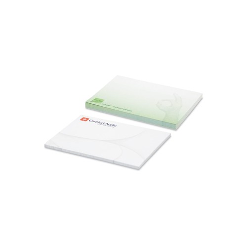 100 feuilles Repositionnables, 100x72mm, quadrie personnalisé