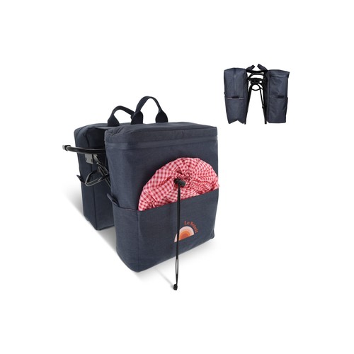 Double sacoche pour vélo Pique-nique R-PET - 1