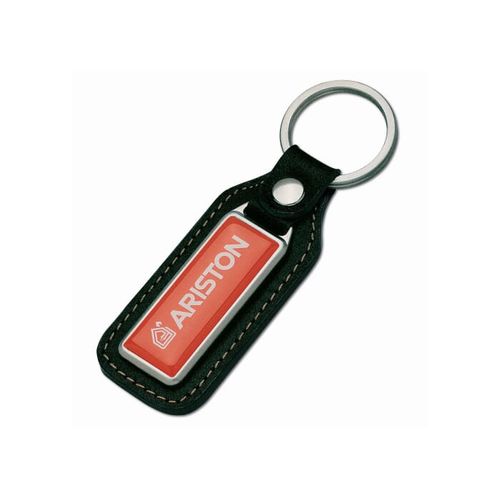 Porte-clés cuir/métal - 1