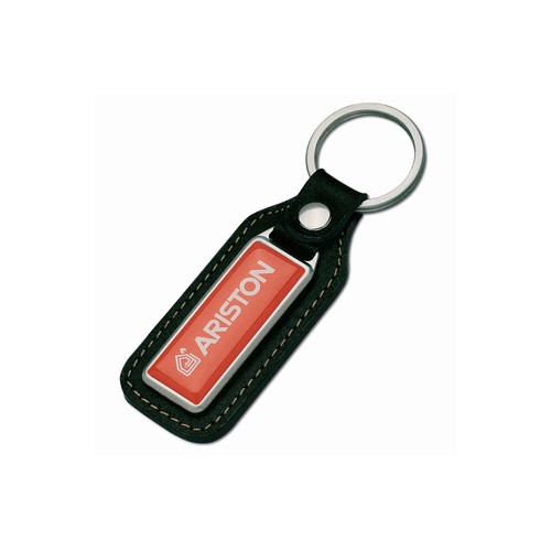 Porte-clés cuir/métal - 1