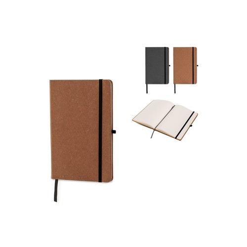 Carnet A5 personnalisé couverture rigide en cuir recyclé