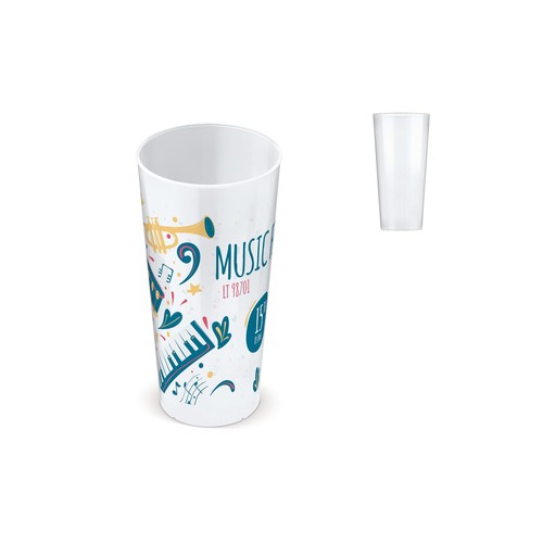 Cup écologique bio personnalisé 500ml