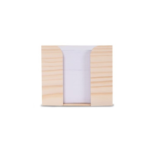 Boite cube papier bois, avec papier recyclé 10x10x8.5cm - 2