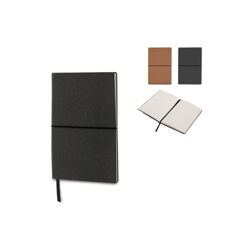 Carnet personnalisé, couverture en cuir recyclé A5
