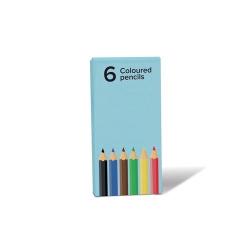 Boîte crayons de couleurs personnalisée