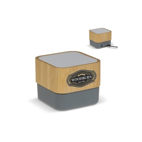 Speaker bamboo square 3W personnalisé