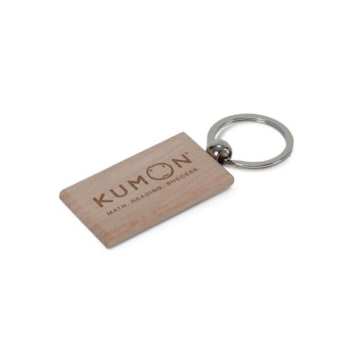 Porte-clés rectangulaire en bois - 1
