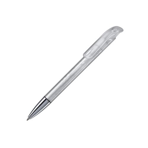 Stylo bille Atlas transparent et pointe métal - 2