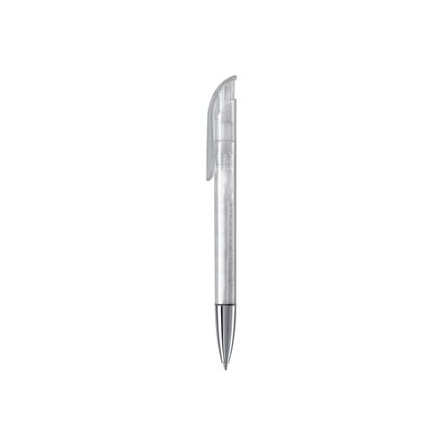 Stylo bille Atlas transparent et pointe métal - 3