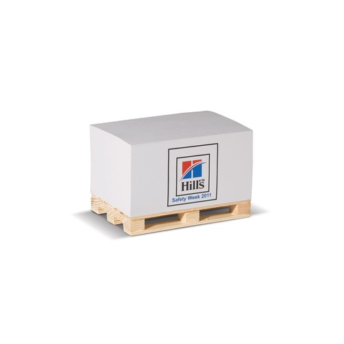 Cube papier sur palette 12x8x6cm personnalisé