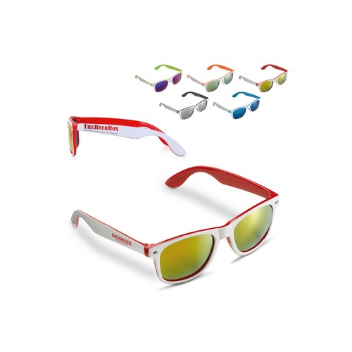 Lunettes de soleil Jeffrey bicolore UV400 personnalisé