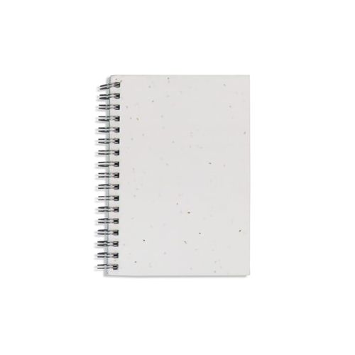 Cahier à spirale en papier semences - 2