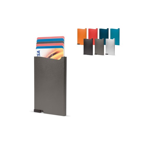 Porte-cartes bancaire en aluminium personnalisé