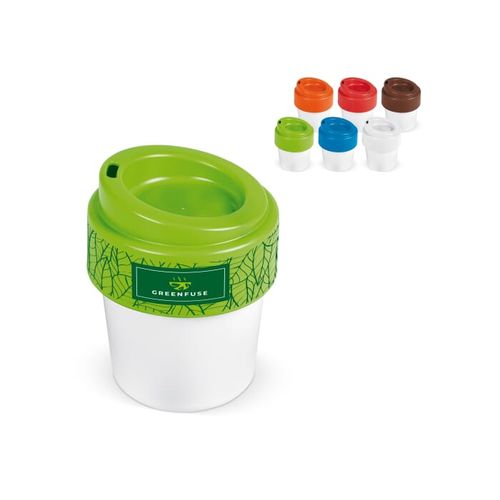 Tasse à café avec couvercle Hot-but-cool 240ml