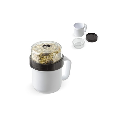 Mug déjeuner à emporter personnalisé 520+230ml