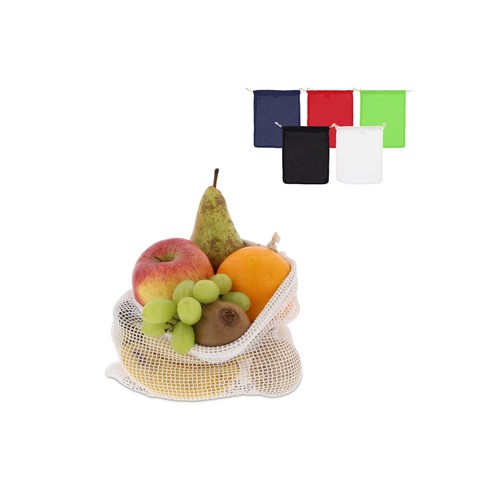 Sac de courses, réutilisable, en coton OEKO-TEX® 25x30cm - 1