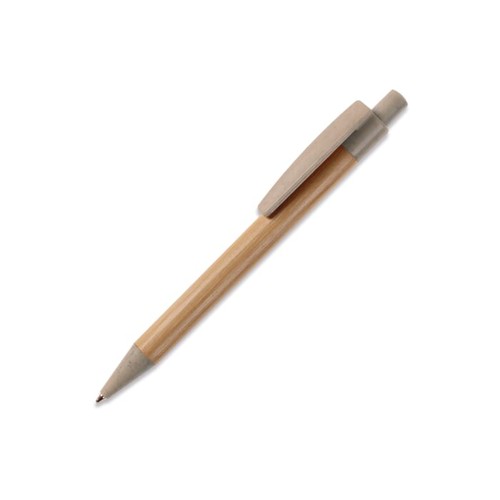  Stylo bille en bambou et paille de blé - 2