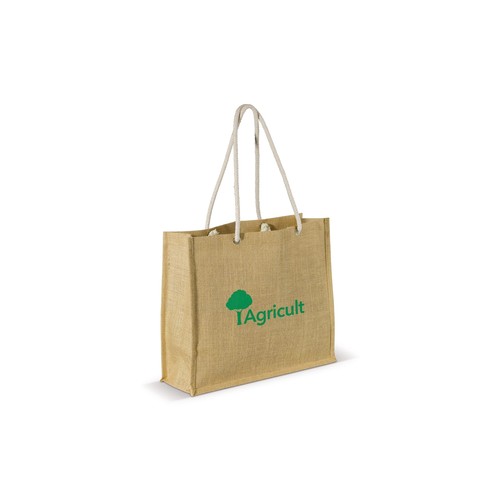 Sac shopping toile de jute personnalisé