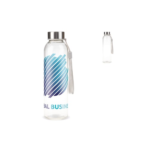 Bouteille d’eau en verre 500ml personnalisée