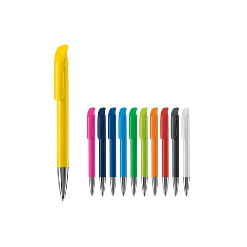 Stylo bille Atlas, couleurs opaques et pointe métal - 1