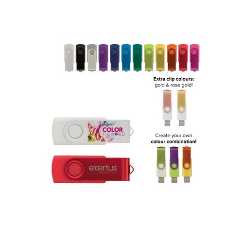 Clé USB 4GB Flash drive Twister - 1