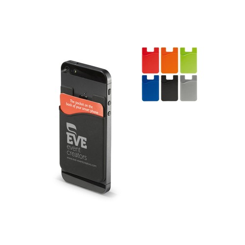 Porte-carte bancaire pour smartphone en silicone - 1