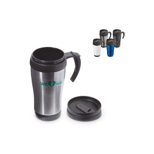Mug métallique personnalisé pour voiture 350ml.