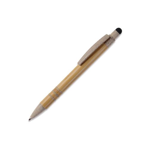 Stylo bille en bambou et paille de blé - 2