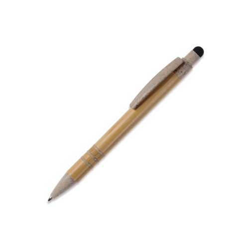 Stylo bille en bambou et paille de blé - 2